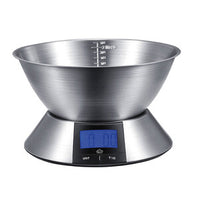 BILANCIA CUCINA ELETTRONICA 5 KG INOX- DCG- 1,0 pz