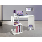 Scrivania Esse 100 – 100x77,5x50 – Bianco Lucido