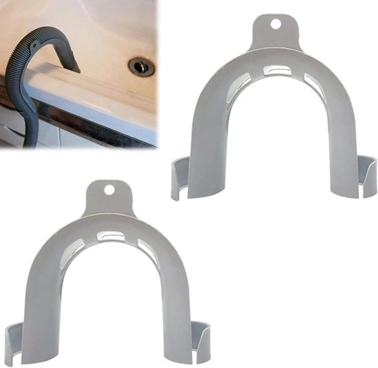 Sistema di guida per sfiatatoio lavatrice - Supporto e gancio in plastica - Arco a U con supporto - Grappolo per sfiatatoio lavatrice pratico 

Nota: Ho mantenuto il modello del prodotto e le specifiche tecniche.