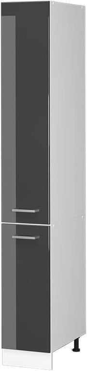 Dispensa universale R-Line, Antracite lucido, 30 cm con porte, per la conservazione di utensili domestici e per hobby