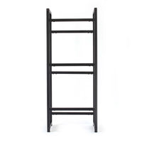 Toboli Scaffale in acciaio a ripiani per 3 casse di bevande, porta casse d'acqua 47x31x116cm, 20 kg/piano