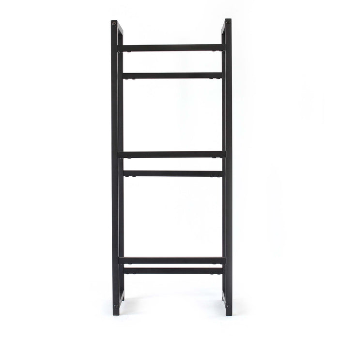 Toboli Scaffale in acciaio a ripiani per 3 casse di bevande, porta casse d'acqua 47x31x116cm, 20 kg/piano