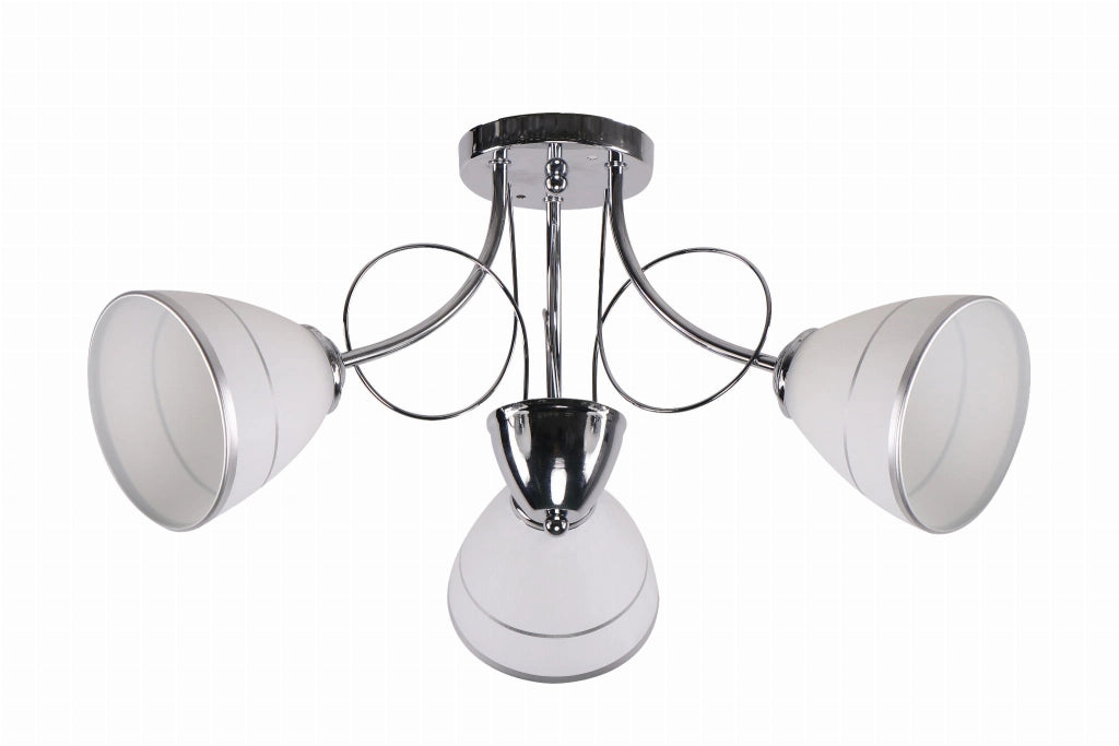 Plafoniera Elotte 3 luci E27 3x40W bianco Candellux