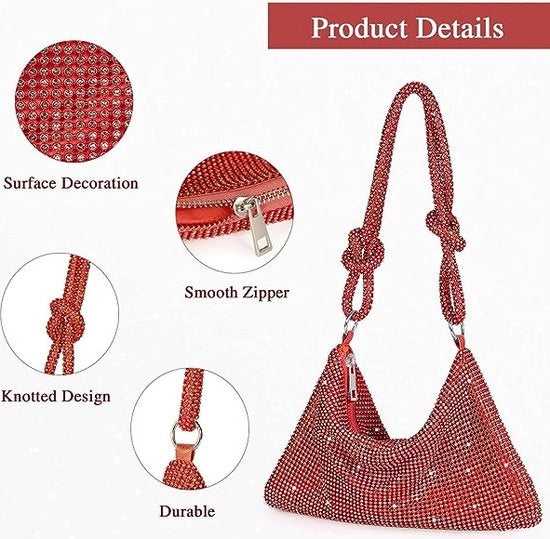 Borsa da sera per donne, clutch, borsa a tracolla, piccole paillette, borsa a mano, borsa a tracolla, borsa a catena per matrimonio, festa, discoteca