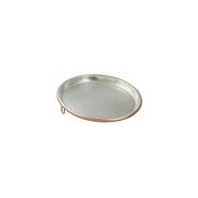 Teglia Rame Stagnato Vigor Pesante Tonda Bordo cm. 3 Ø cm. 30
