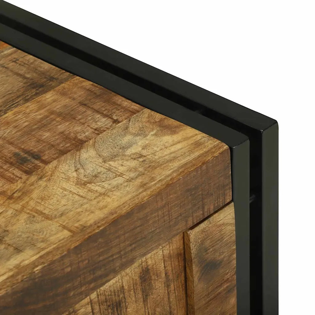 Scatola di Stoccaggio 50 x 50 x 50 cm Legno di Mango Grezzo 4016742