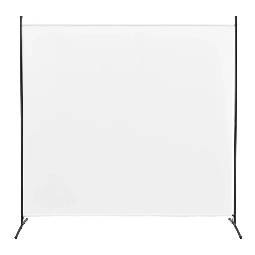 Schermo divisorio per la privacy 176 x 175 cm bianco 03_0008051