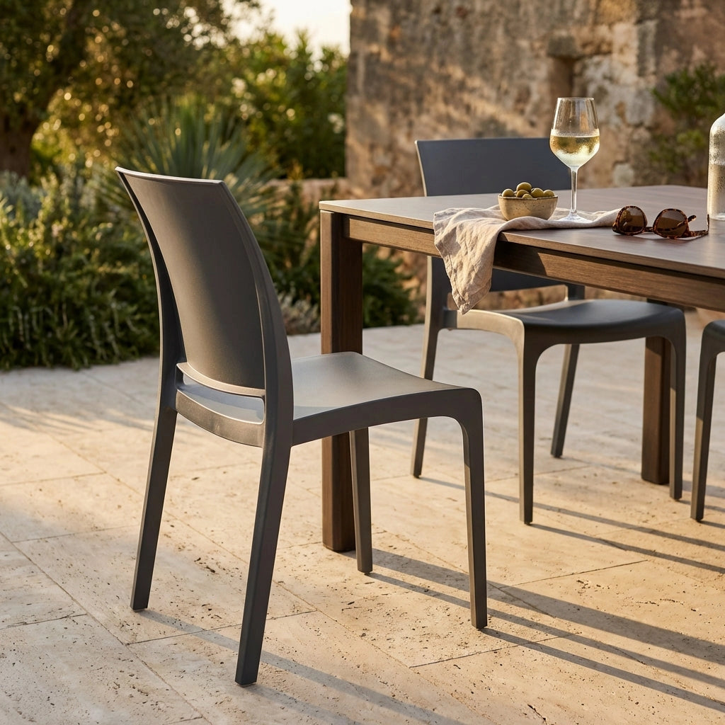 Sedia da Giardino in Polipropilene cm 46x54x80 - VOLGA