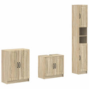 Set di armadietti da bagno in 3 pezzi UTRECHT Rovere Sonoma 3417488