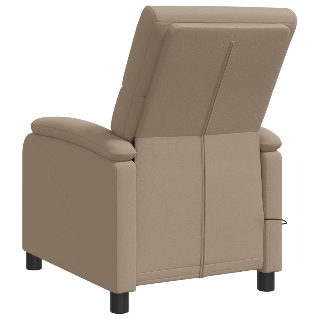 Divano Sedia-Poltrona Massaggiante Cappuccino Similpelle 702829