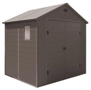 Casetta Box da Giardino Hause 190x192x226 h cm in Plastica Marrone