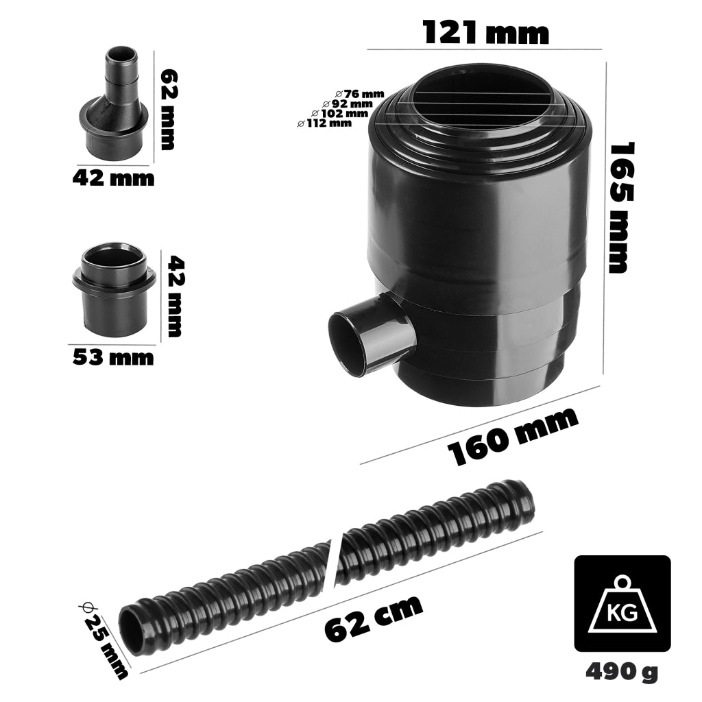 Filtro interno KADAX per accessori per filtri per serbatoi di acqua piovana