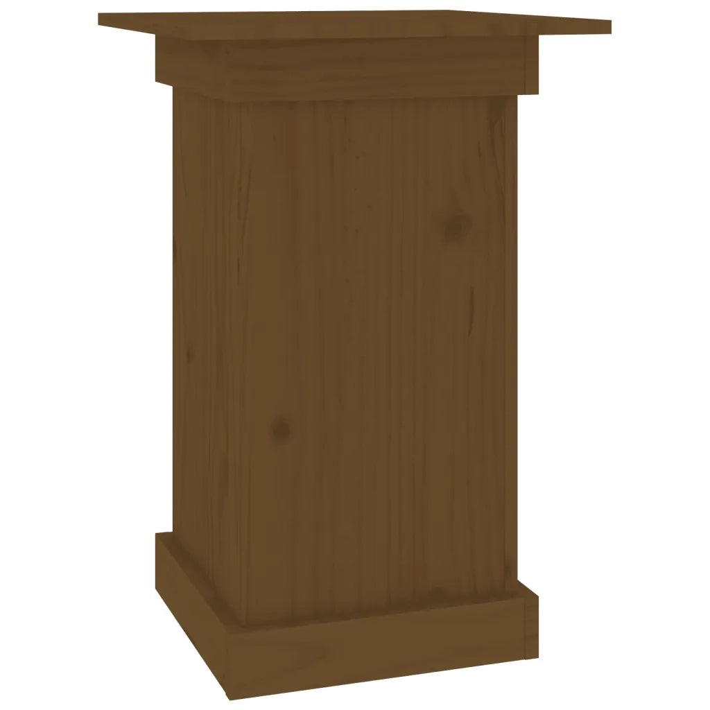 Portafiori Marrone Ambra 40x40x60 cm in Legno Massello di Pino 823632