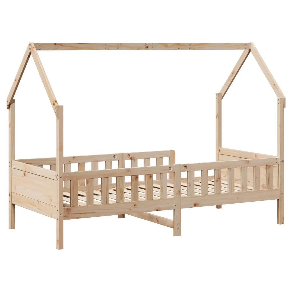 Giroletto Casetta per Bambini 90x200 cm Legno Massello di Pino 850701