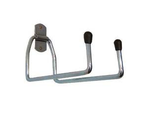 GANCIO PARETE PORTA ATTREZZI DOPPIO ART.305- - cm.8x6x5h. - ø mm.8 - 8 pezzi