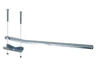 STENDIBIANCHERIA A STAFFA FISSO DA BALCONE ART.712- - verniciato bianco - 1 coppia