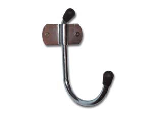 GANCIO PARETE A U 1 POSTO ART.310- - cm.8x5h. - ø mm.8 - 12 pezzi