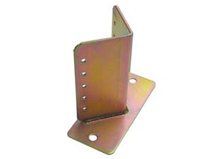 SUPPORTO AD ANGOLO CON BASE PER TRAVE ART.950- - mm.90x90x180h. - spessore mm.4 - 2 pezzi