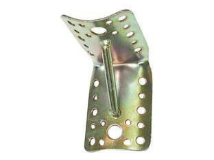 PIASTRA DI GIUNZIONE PIEGATA PER LEGNAME ART.935- - mm.65x85 - spessore mm.2 - 6 pezzi