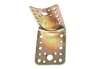 PIASTRA DI GIUNZIONE PIEGATA PER LEGNAME LARGHEZZA MM.85- - mm.65x85 - spessore mm.2 - 12 pezzi