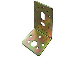 PIASTRA DI GIUNZIONE AD ANGOLO ASIMMETRICO ART.776- - mm.45x300x50 - spessore mm.3 - 12 pezzi