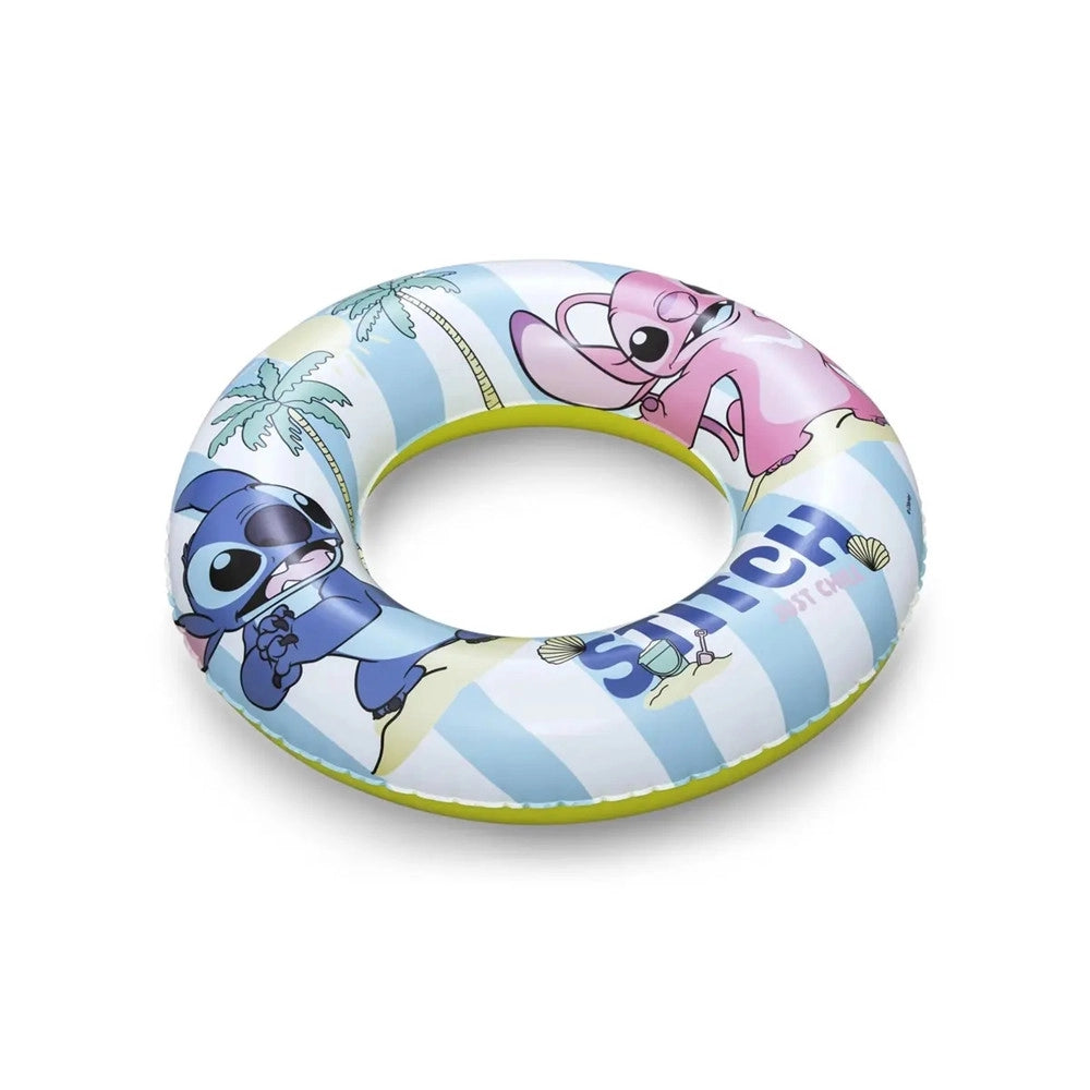 Trade Shop - Ciambella Salvagente Gonfiabile Grafica Stitch Piscina Mare Per Bambini 3-6 Anni 9104u -