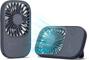 Ventilatore Portatile 2000mAh - Mini Ventilatore da Tasca - 3 Velocità - USB-C - Blu