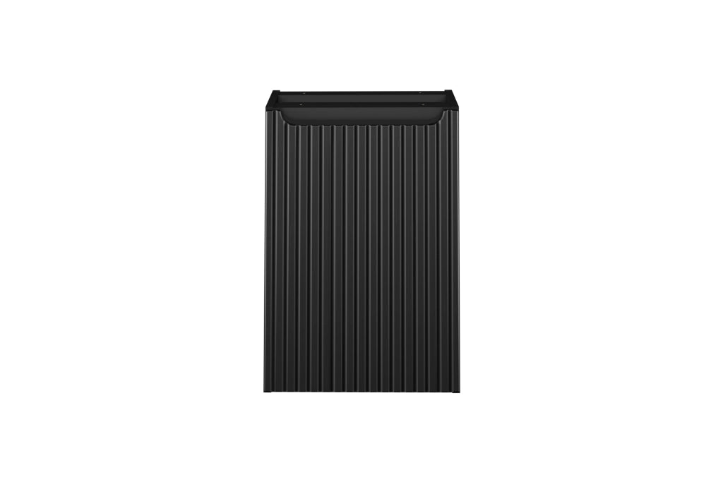 Mobile sotto piano 40 cm con cesto portabiancheria Nova Black 40 x 57 x 39 cm