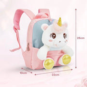 Borsa per bambini, cuscino gonfiabile, borsa per bambini, borsa unicornio, abbigliamento per bambini da 2-5 anni, borse per bambini piccoli
