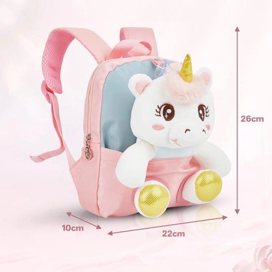 Borsa per bambini, cuscino gonfiabile, borsa per bambini, borsa unicornio, abbigliamento per bambini da 2-5 anni, borse per bambini piccoli