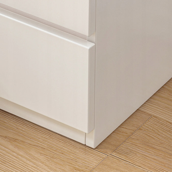 Comodino bianco per camera da letto, soggiorno, camera da letto, armadio con cassetti, loft