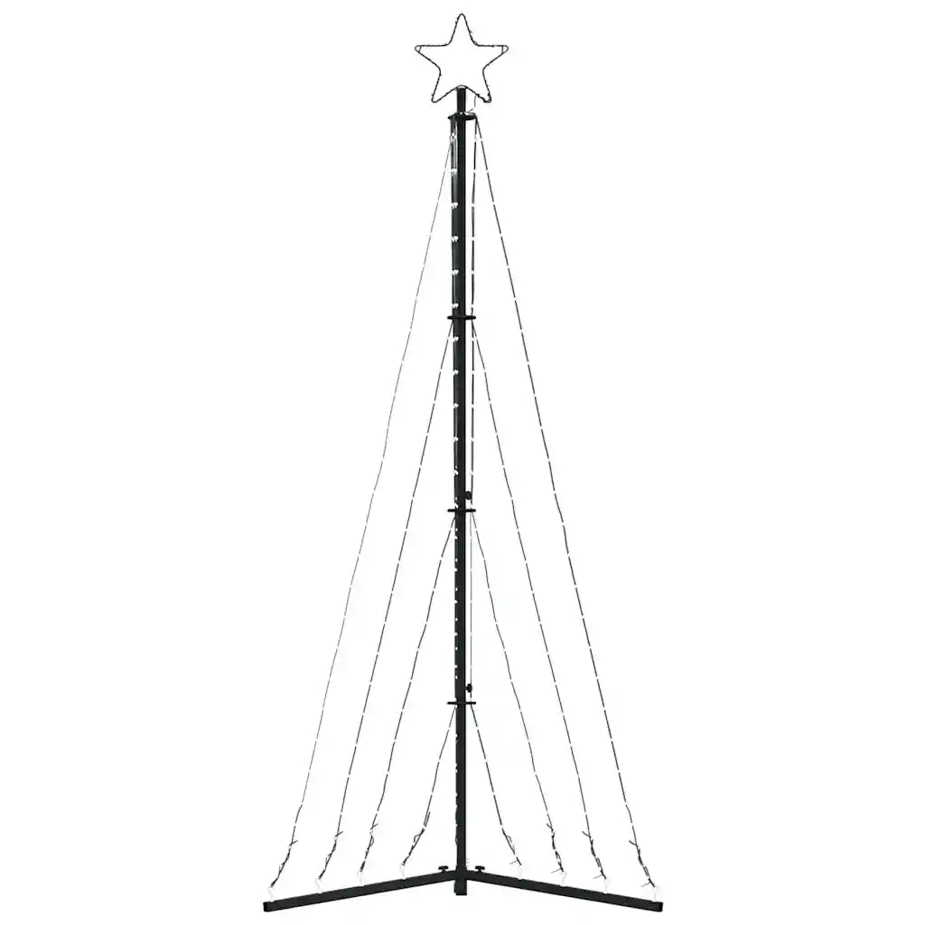Albero di Natale a LED-Luci decorative natalizie 339 LED Bianco Caldo 182 cm