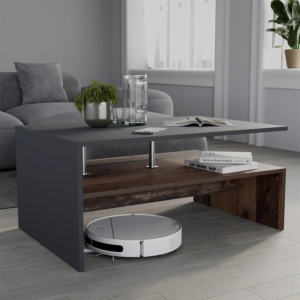 Vicco Tavolino da salotto Antracite 90 x 52.6 cm