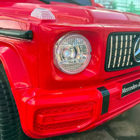 Macchina Elettrica per Bambini 12V con Licenza Mercedes AMG G63 Small Rossa
