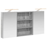 Set di Armadi da Bagno | Armadio da bagno con lo scaffale 3 pz 100 x 10,5 x 50 cm