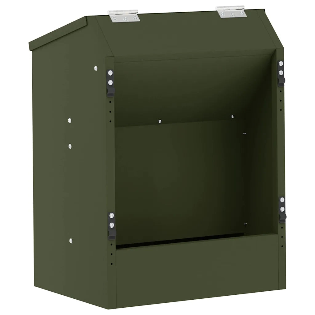 Mangiatore per conigli Verde oliva 64.5 x 25.5 x 45.5 cm CFW6547880