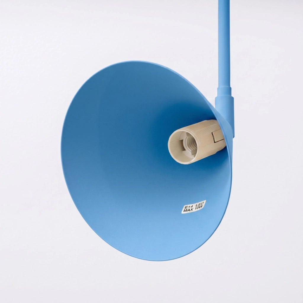 Applique NOX 1 azzurro con interruttore