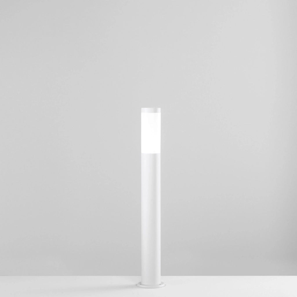 PALETTO TOKYO BIANCO 1 LUCE ATTACCO E27 IP44 11,5X70CM IN ACCIAIO INOX