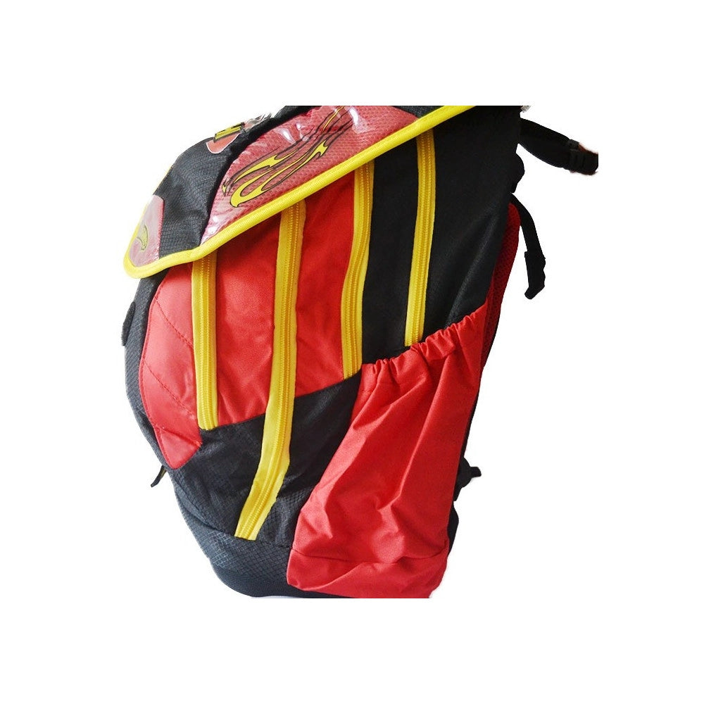 Trade Shop - Zaino Per Scuola Gita Tempo Libero Escursioni Hot Weels Schienale Ergonomico -