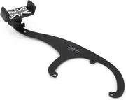 Supporto per telefono per auto per Cooper Clubman Countryman R55 R56 R57 R58 R59 2006-2015, posizionamento sul volante a sinistra, 360 gradi