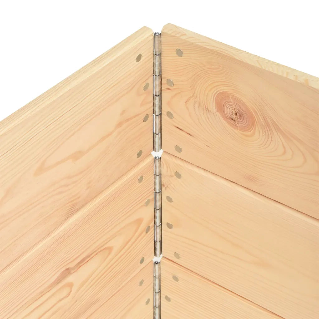 Fioriere Rialzate 3 pz 100x150 cm in Legno Massello di Pino
