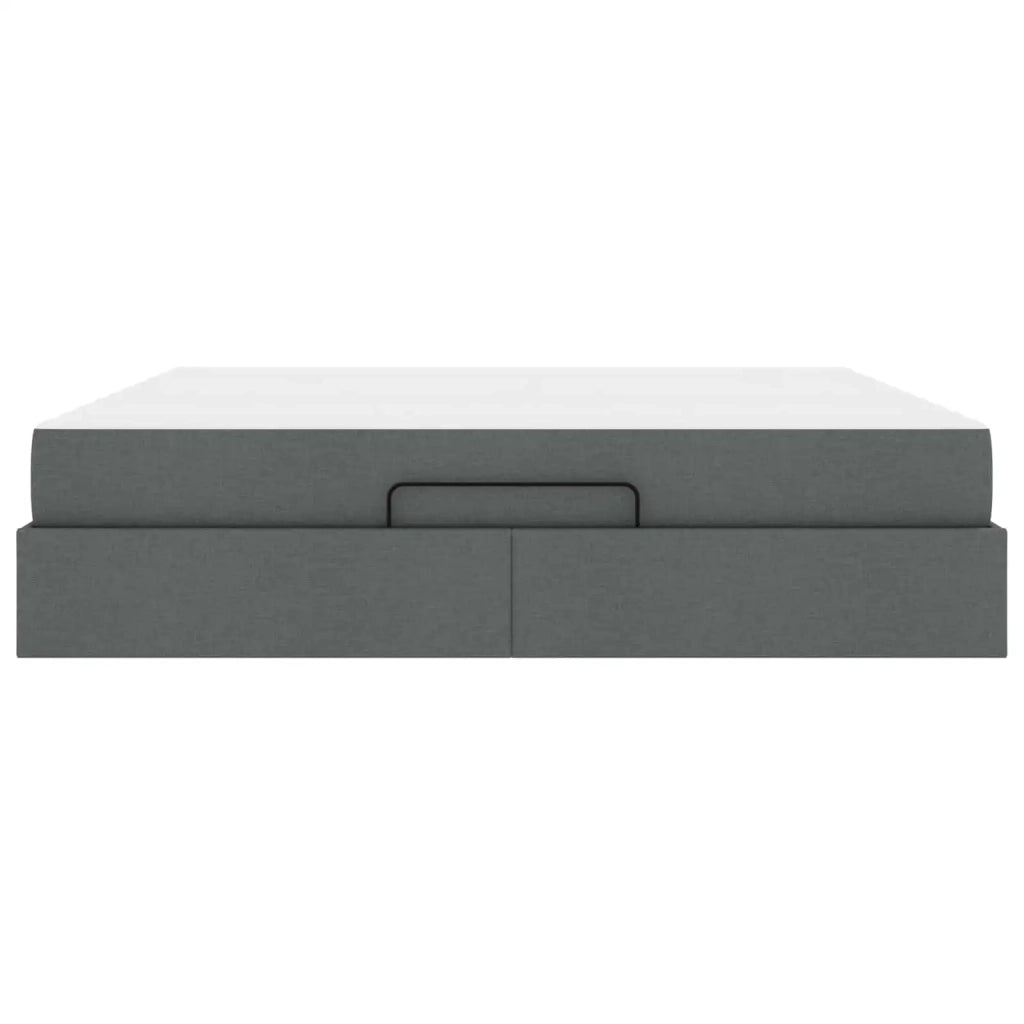 Struttura letto con materasso 2 pcs Grigio Sfumato Tessuto 3399509