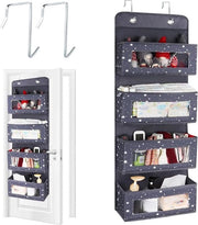 Organizzatore di archiviazione per parete con finestra trasparente - 4 tasche per giocattoli, riviste, portafogli, chiavi