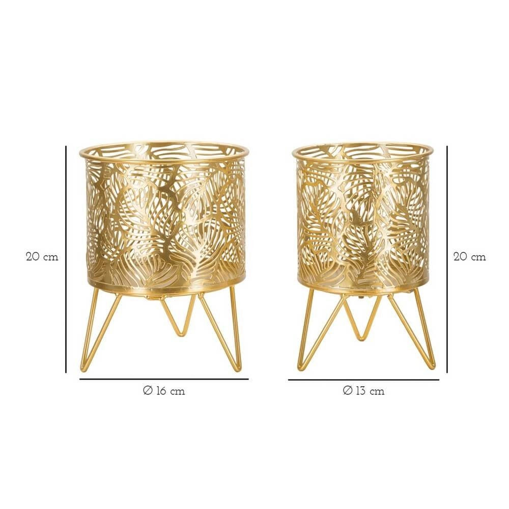 Coppia Vasi Design cm Ø 16X20 - 13X20 - NATYOPPIA