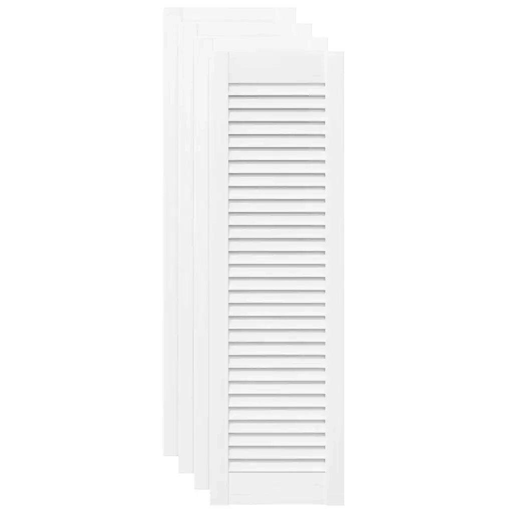 Ante a Lamelle 4 pz Bianche 99x29,5 cm 4015908