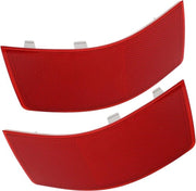 Riflettore posteriore - 2 pezzi effetto prolungato di avviso efficace - classe GLK X204 - forma adattamento precisa - resistente ai graffi.