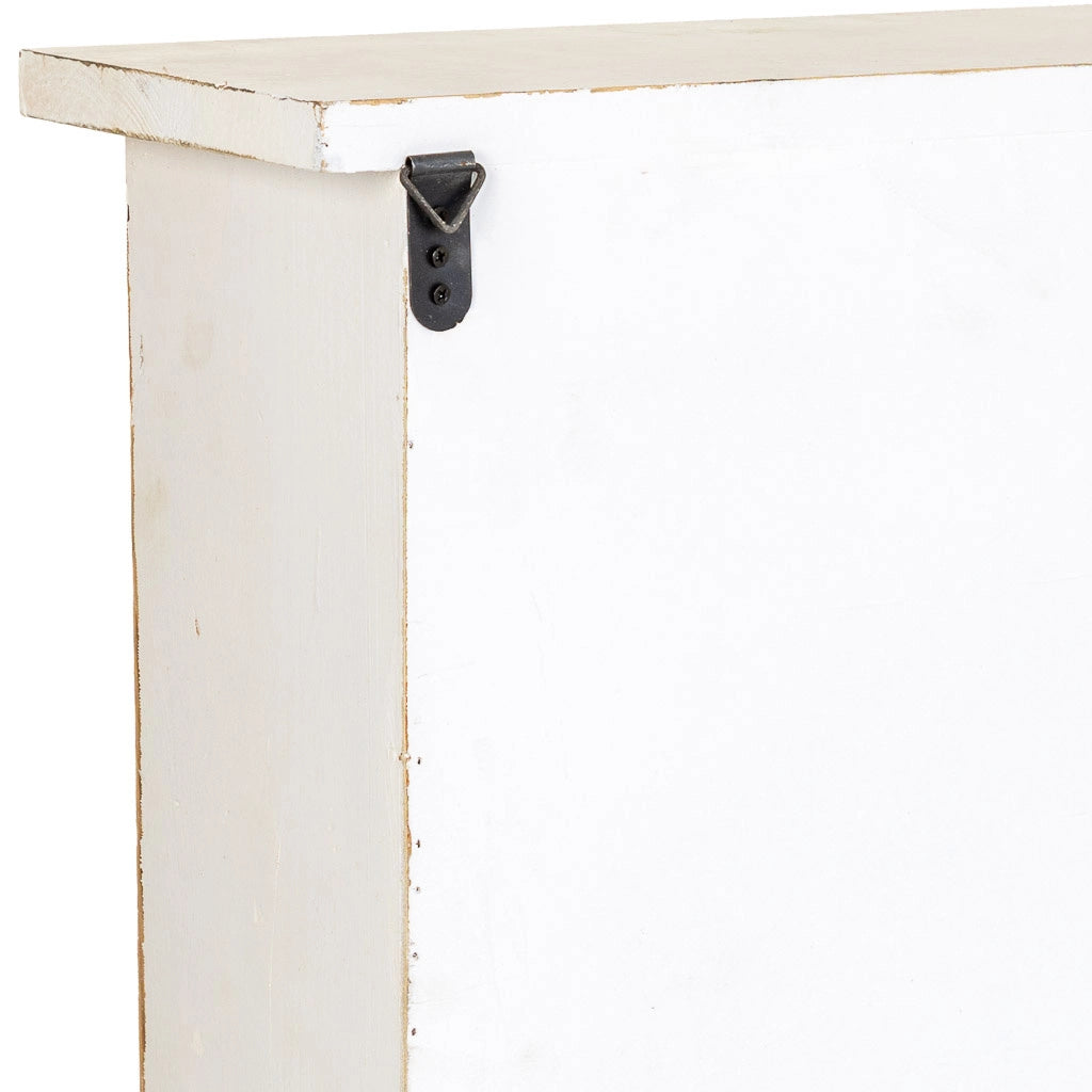 Scaffale in legno beige 69x18x50,5h cm