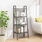 Scaffale Autoportante con 4 Ripiani Nero 56x35x140 cm cod mxl 17793
