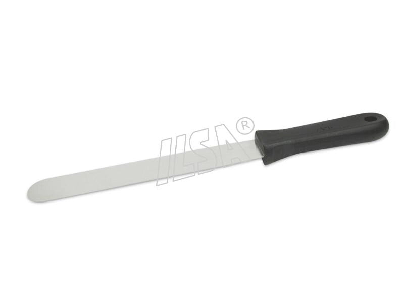 Spatola per dolci da cucina diritta in acciaio inox 25 cm spessore 1 mm