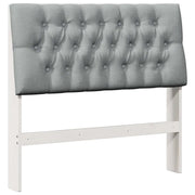 Testiera | Testata imbottita Grigio chiaro 100 cm Pino massello